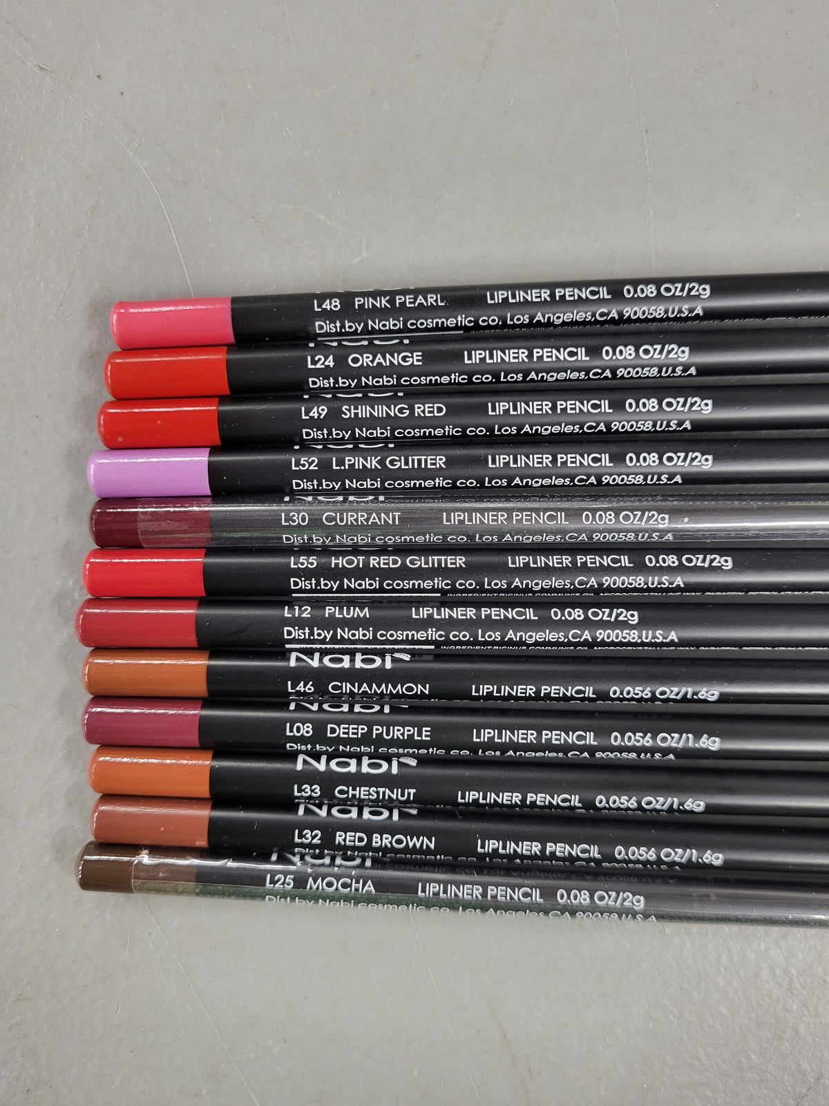 Nabi Lipliner Pencil set of 12