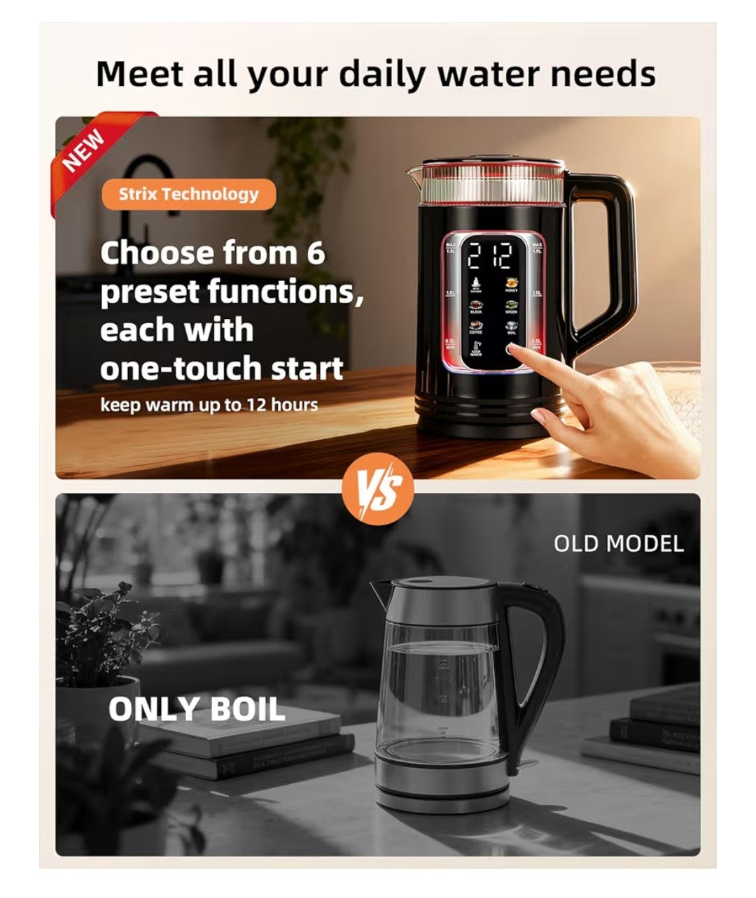 Auriswell Electric Tea Kettle