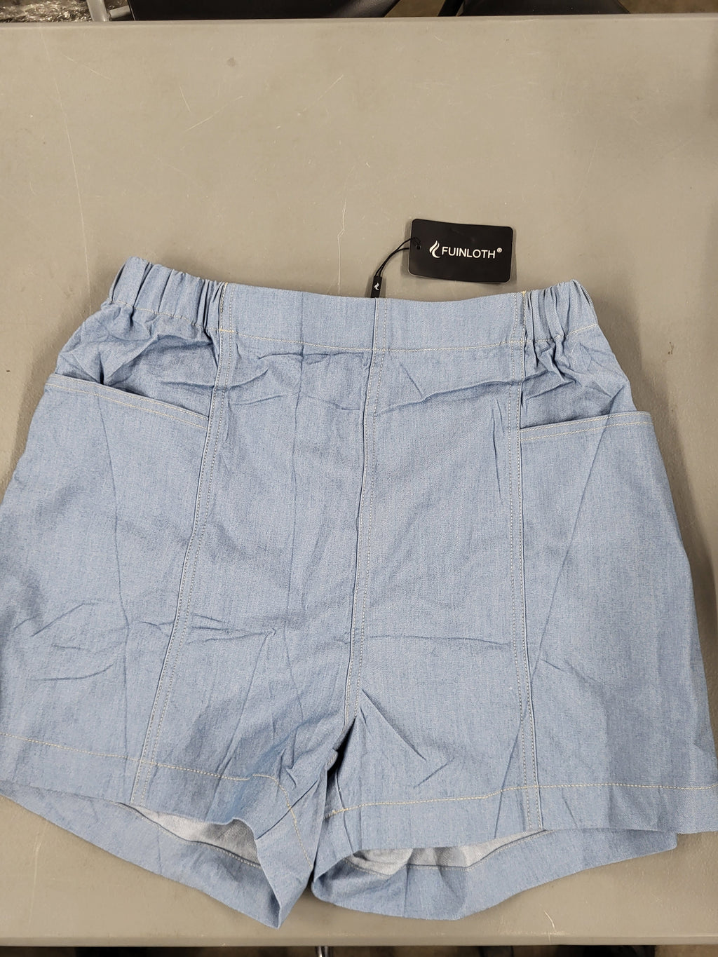 Fuinloth Denim Shorts (Size 2XL)