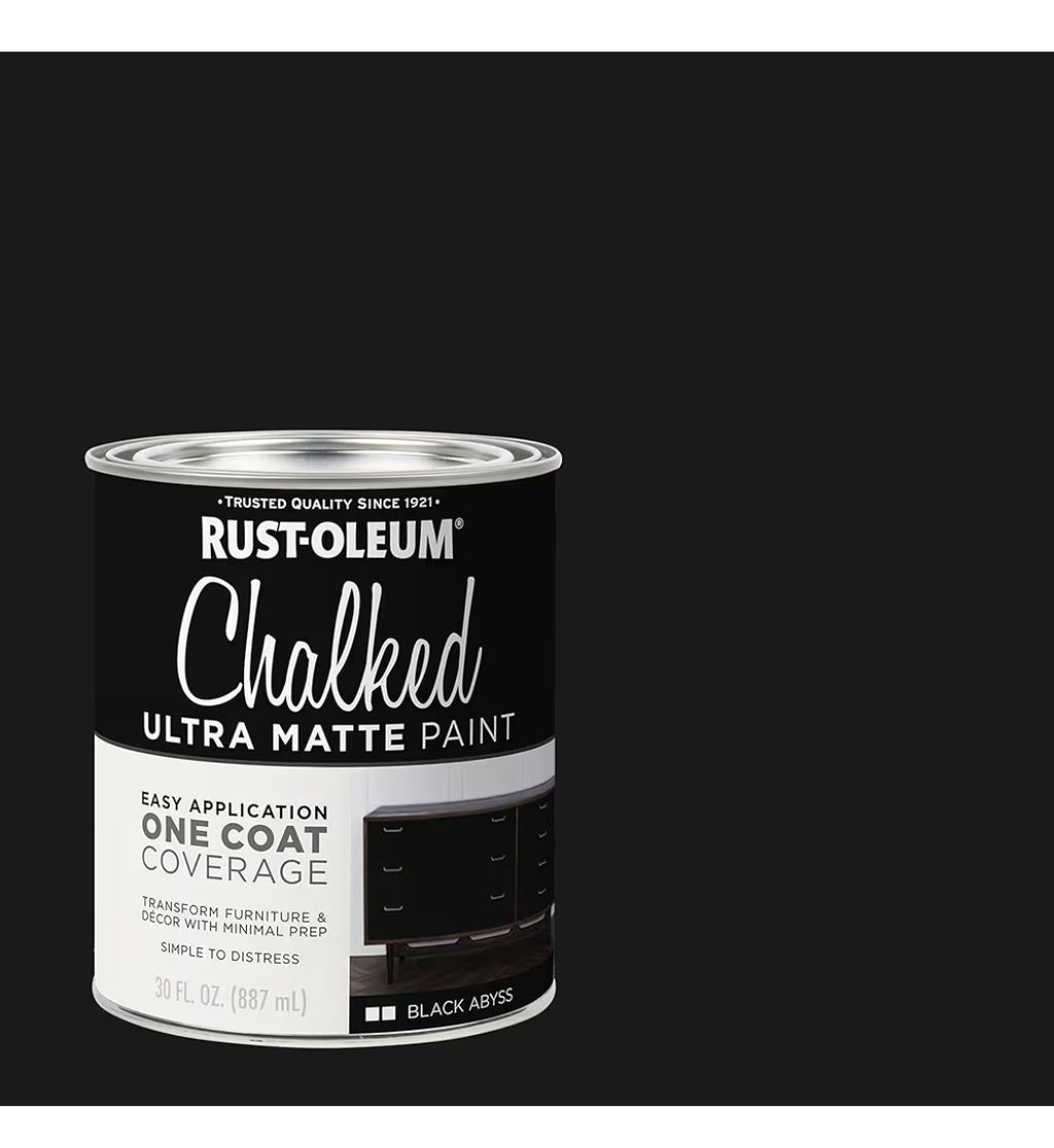 Rust-Oleum Black Abyss Chalked (30 fl. oz.)
