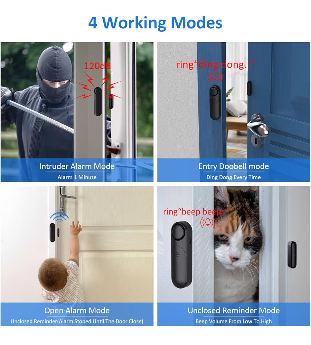 Door Window Alarm (5 pack)
