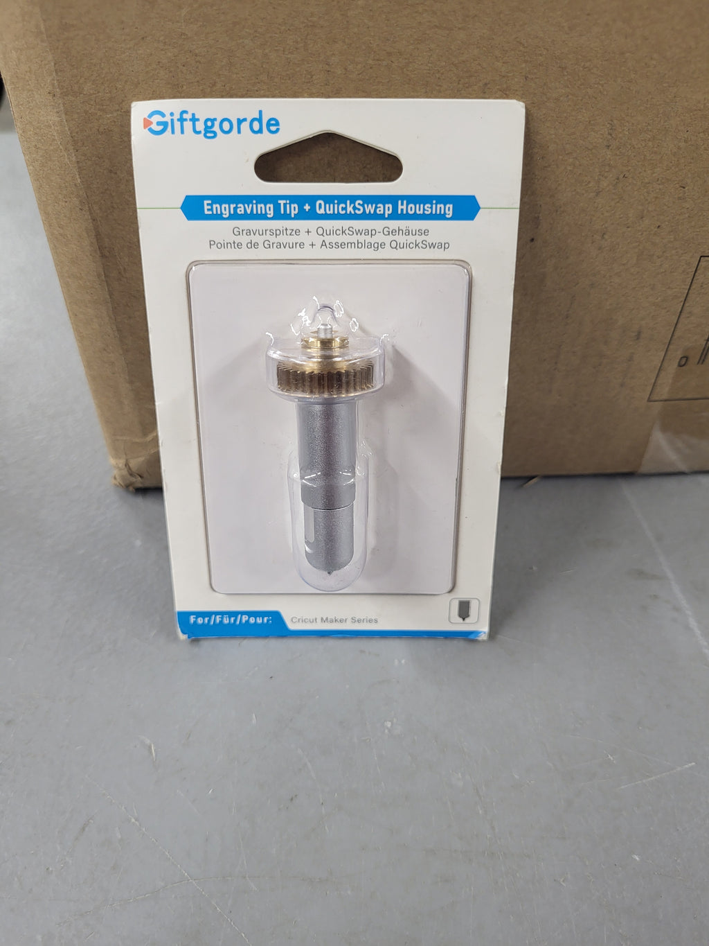 Giftgorde Engraving Tip + Quickswap Housing (For a Cricut Maker Series)
