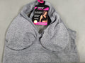Seamless Comfort Pullover Bra, Grey (Medium)