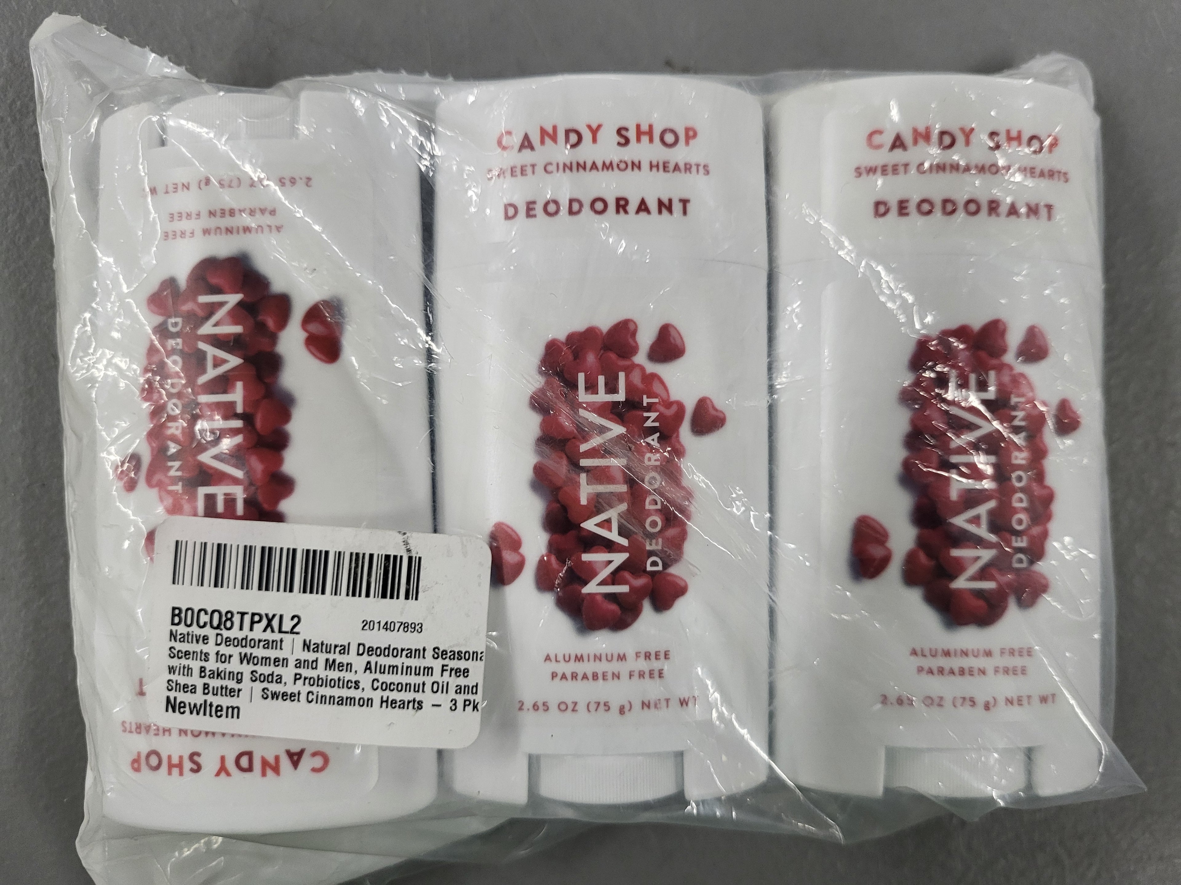 Native Deodorant, Sweet Cinnamon (3 pack)