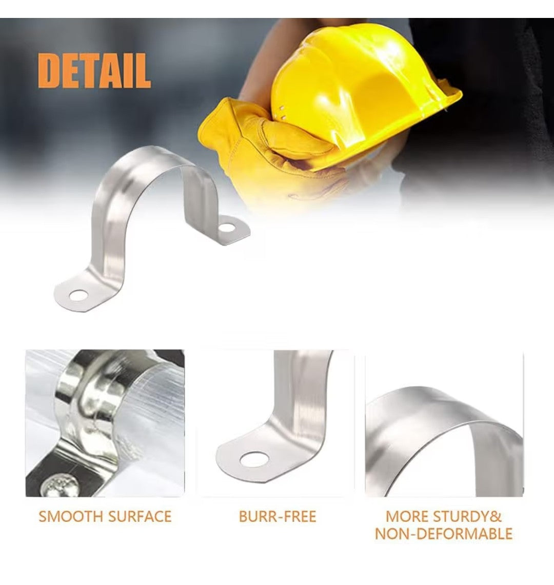 Pipe Clamps 5 1/8 inch (10 pieces)
