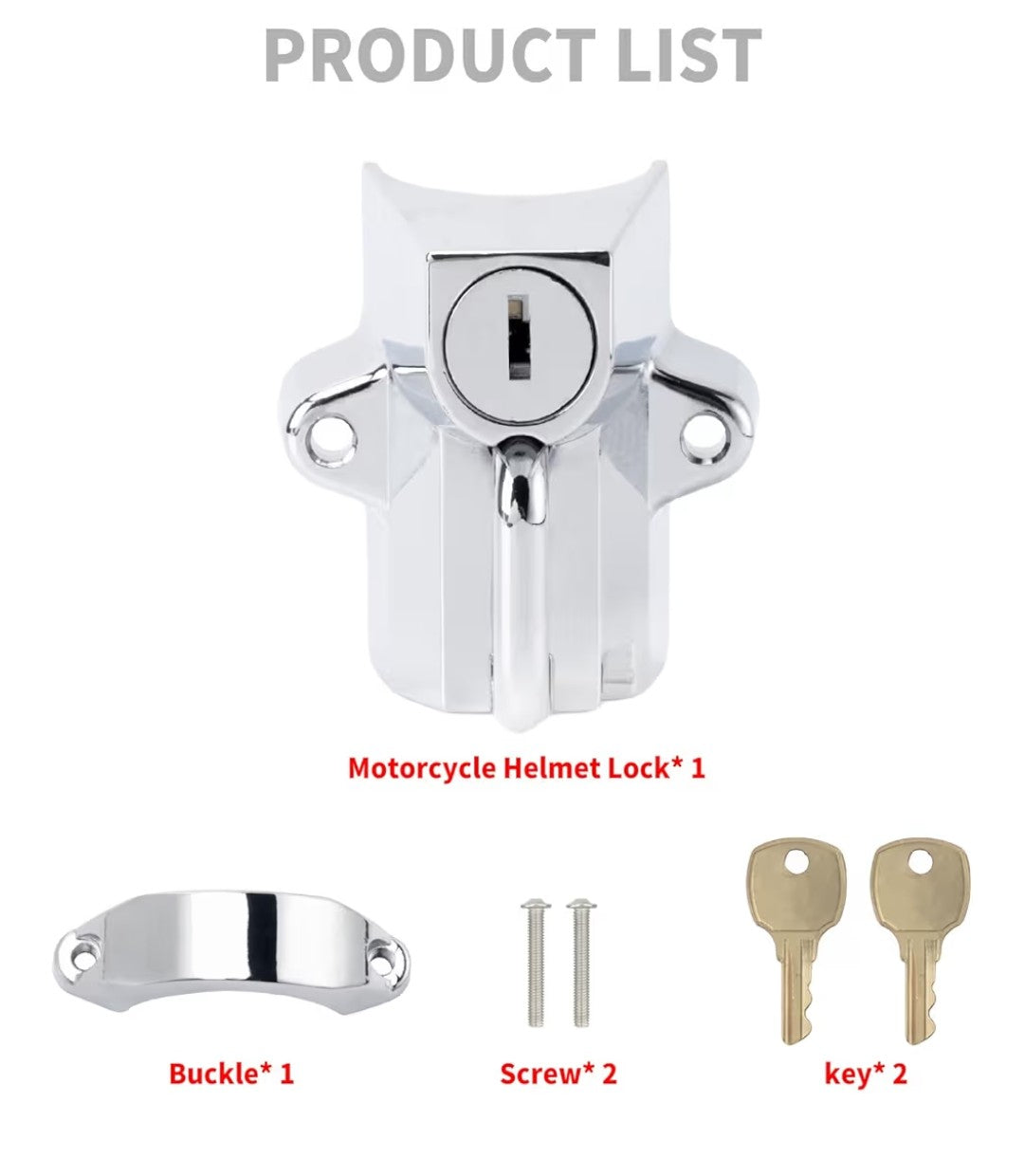 Motorcycle Helmet Lock