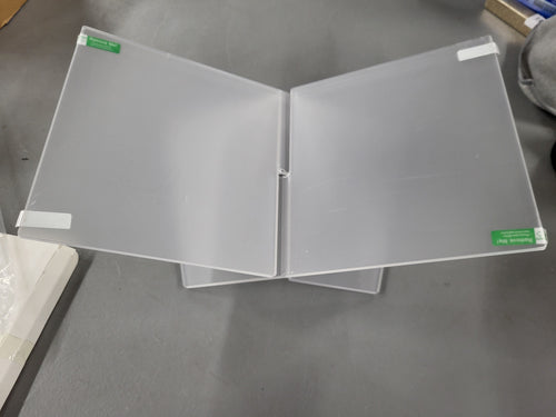 Acrylic Desktop Book Stand, Clear Angled Book Holder Display for Cookbooks, Magazines & Art Books, 12x7x5 in Slim Transparent Reading Stand for Desk & Coffee Table