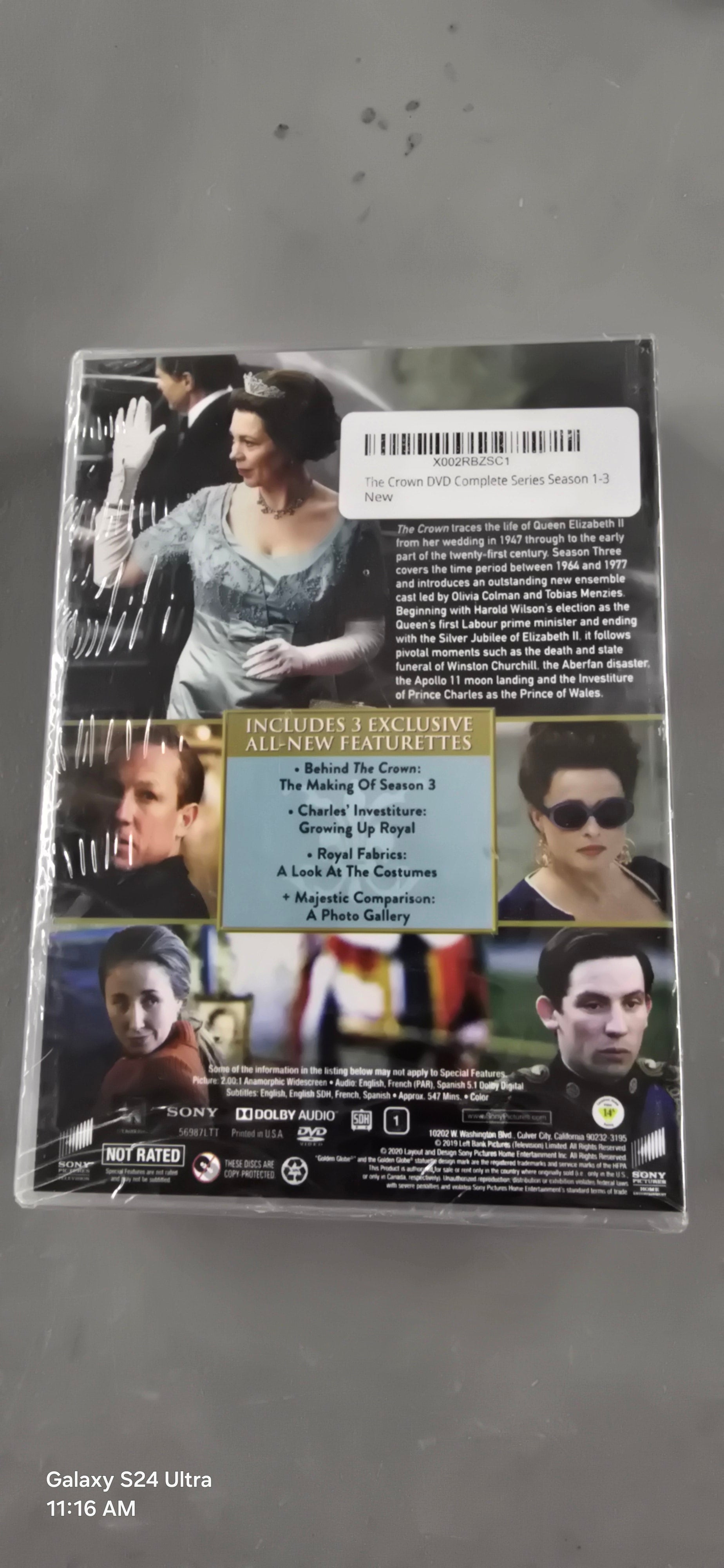 The Crown DVD Complete Series Season 1-3