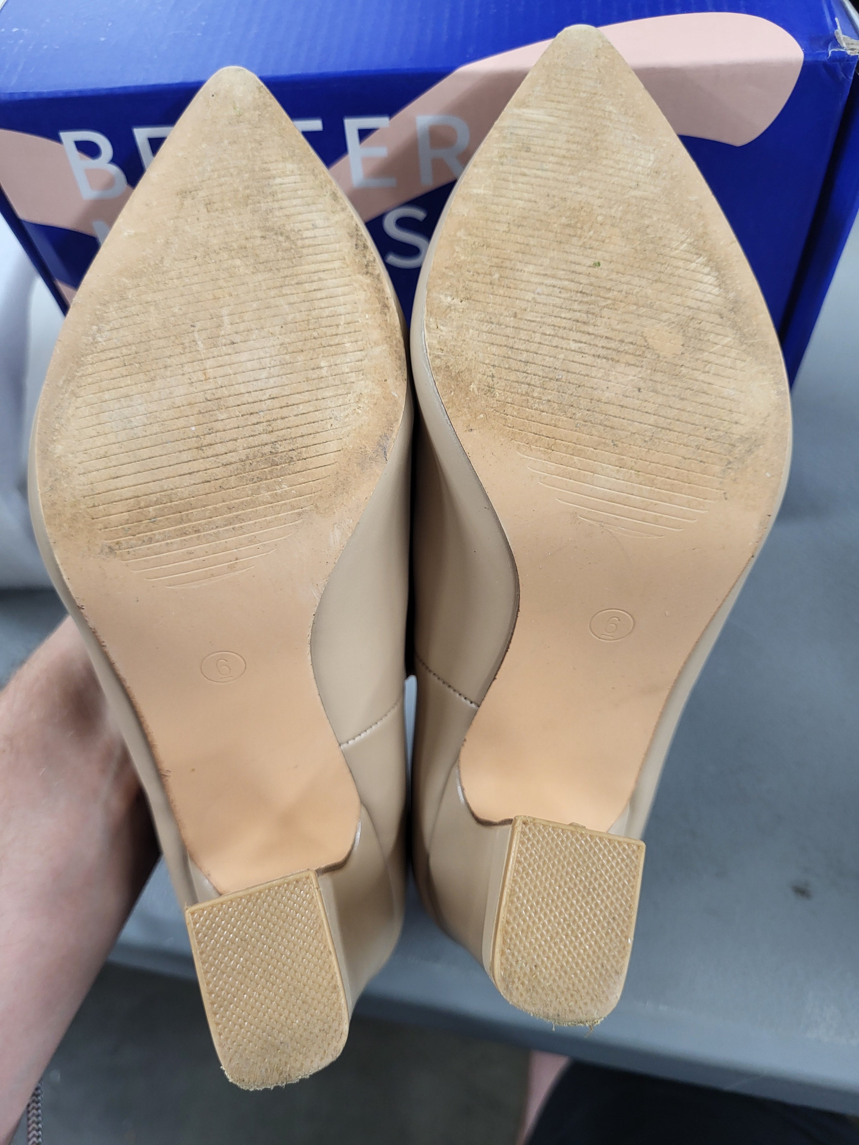 Trary Heels Chubky Pumps (Size 6)