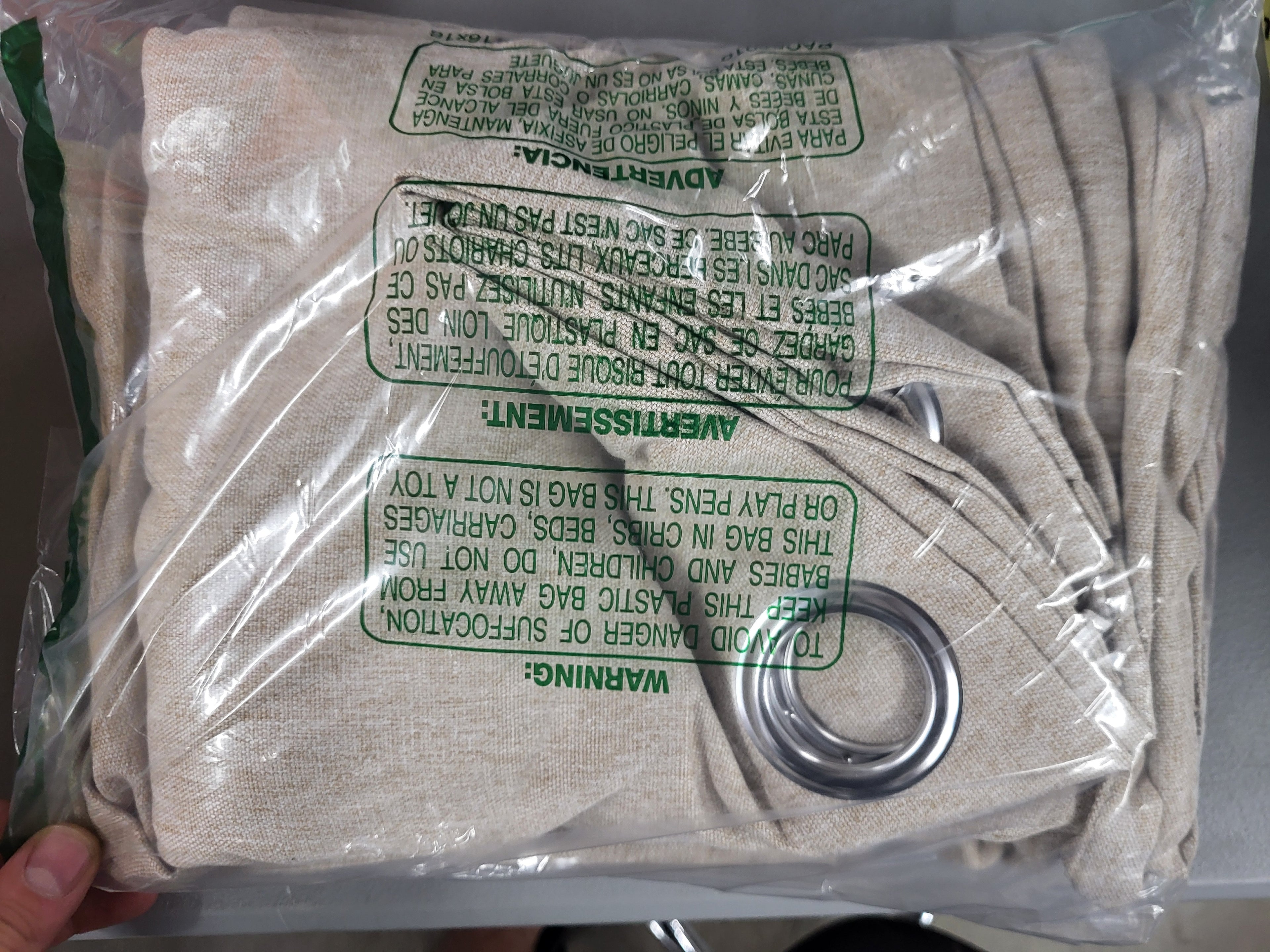 Linen Curtains 72x52 inches (2 panels)