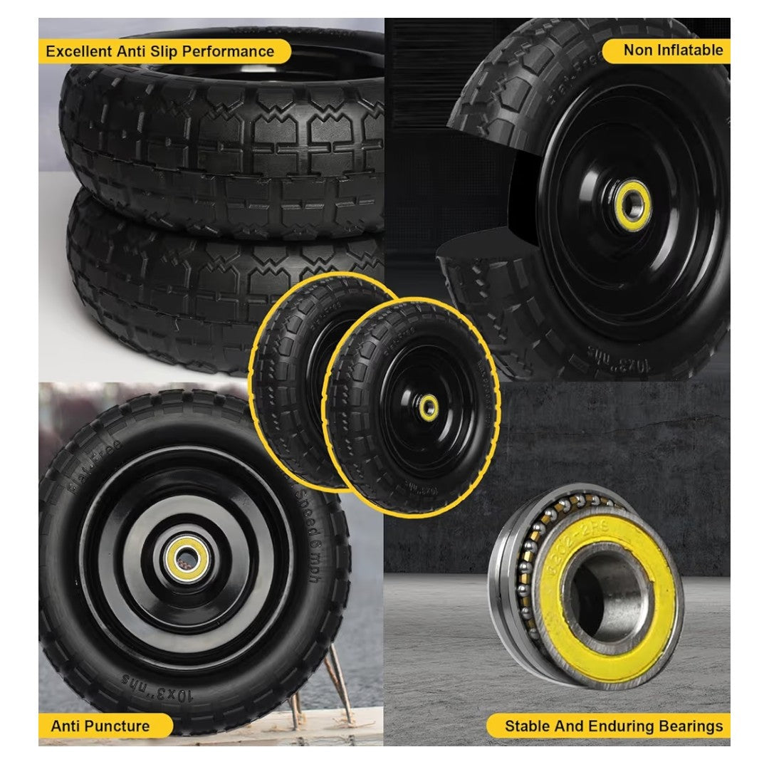 Solid Rubber Tires 13in 2 pack