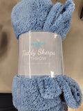Teddy Sherpa Throw Blanket 50in x 60in