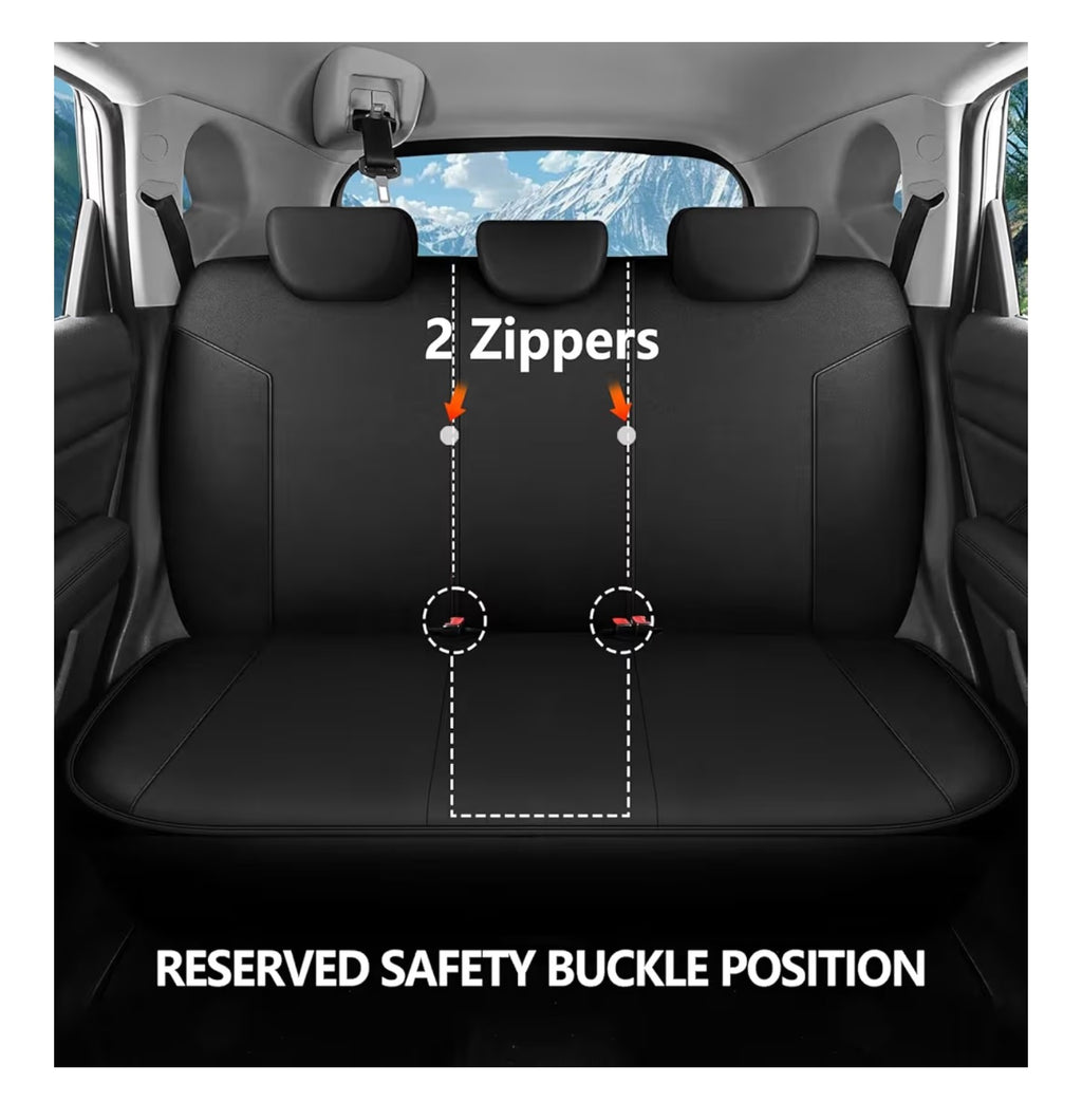 HChengkikz Car Seat Covers Full Set, Waterproof Neoprene Car Seat Covers.