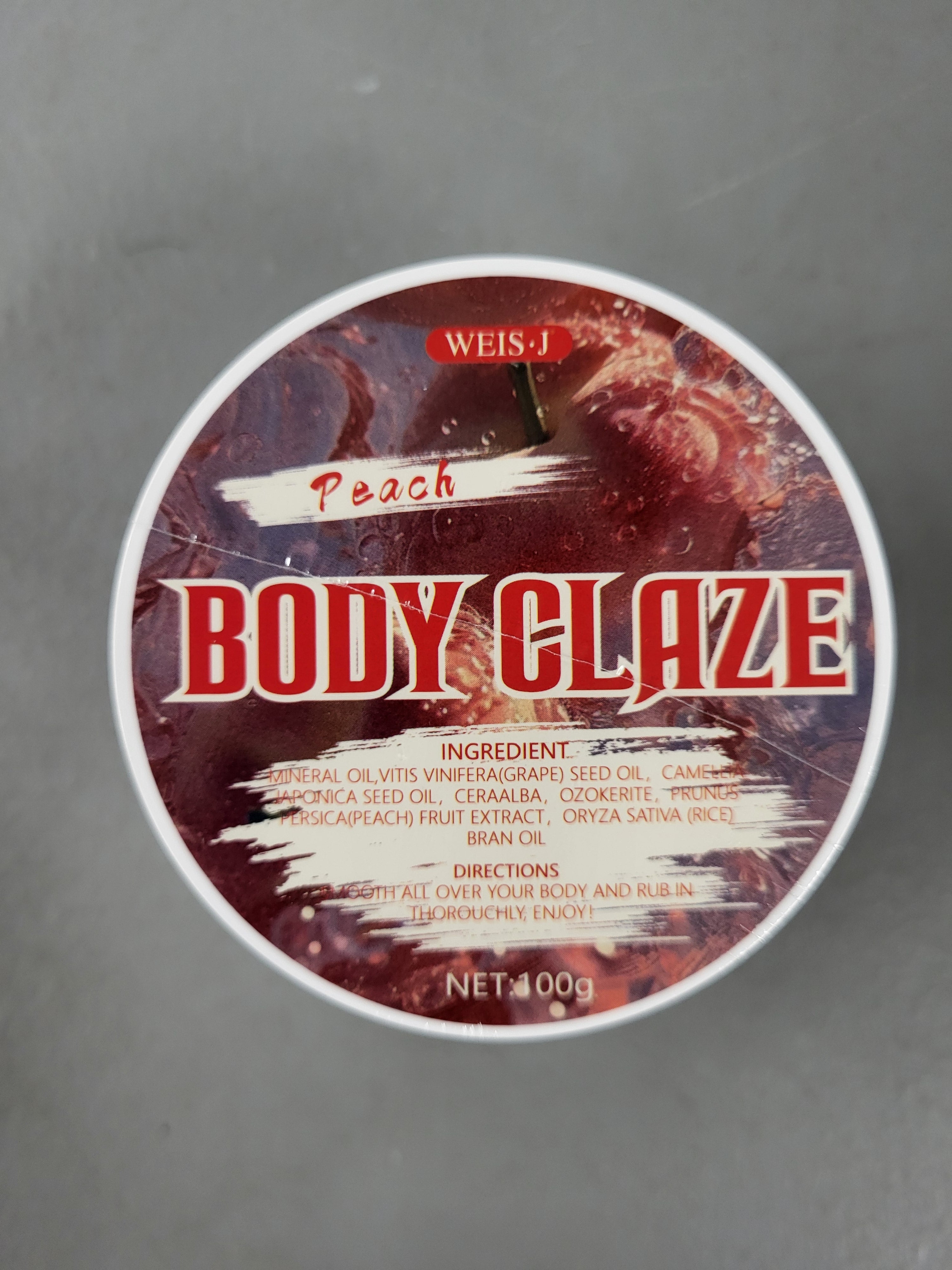Body Glaze Peach (3.5 oz)