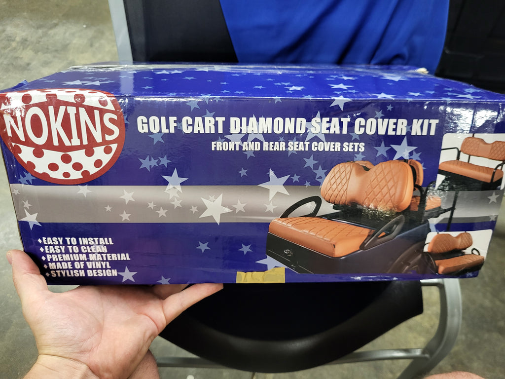 Golf Cart Diamond Seat Covers Kit