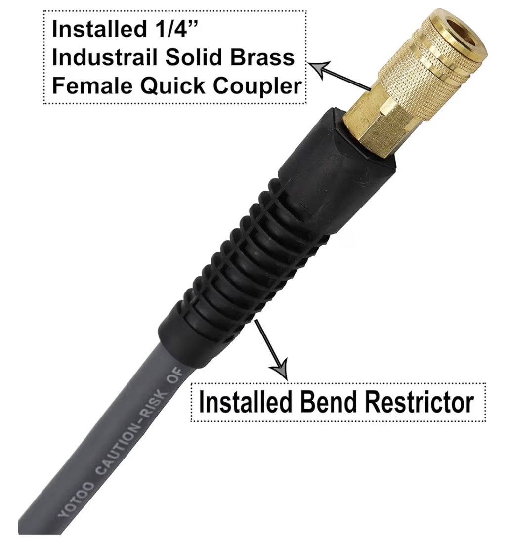 Yotoo Hybrid Air Hose 3/8"×50'