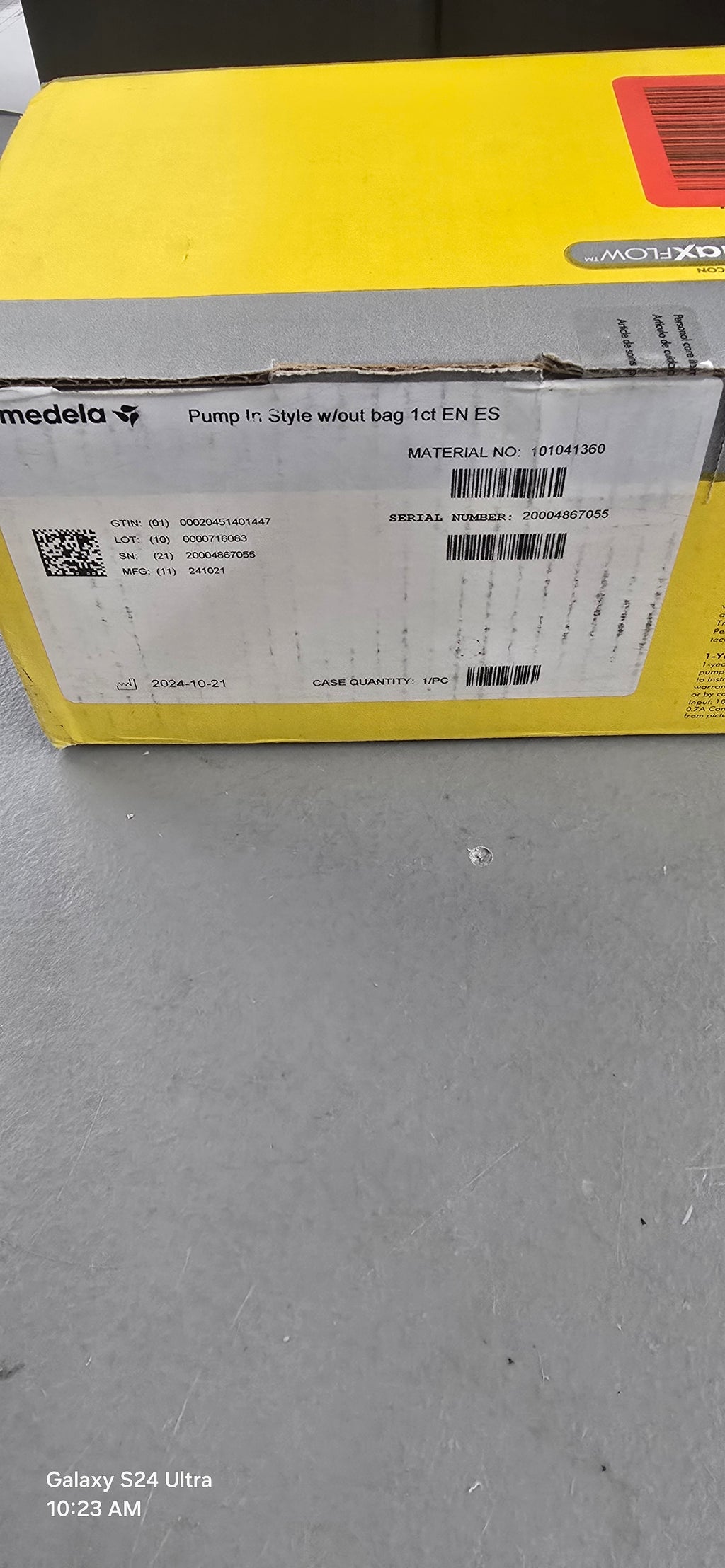 Medela Pump in Style Breast Pump.