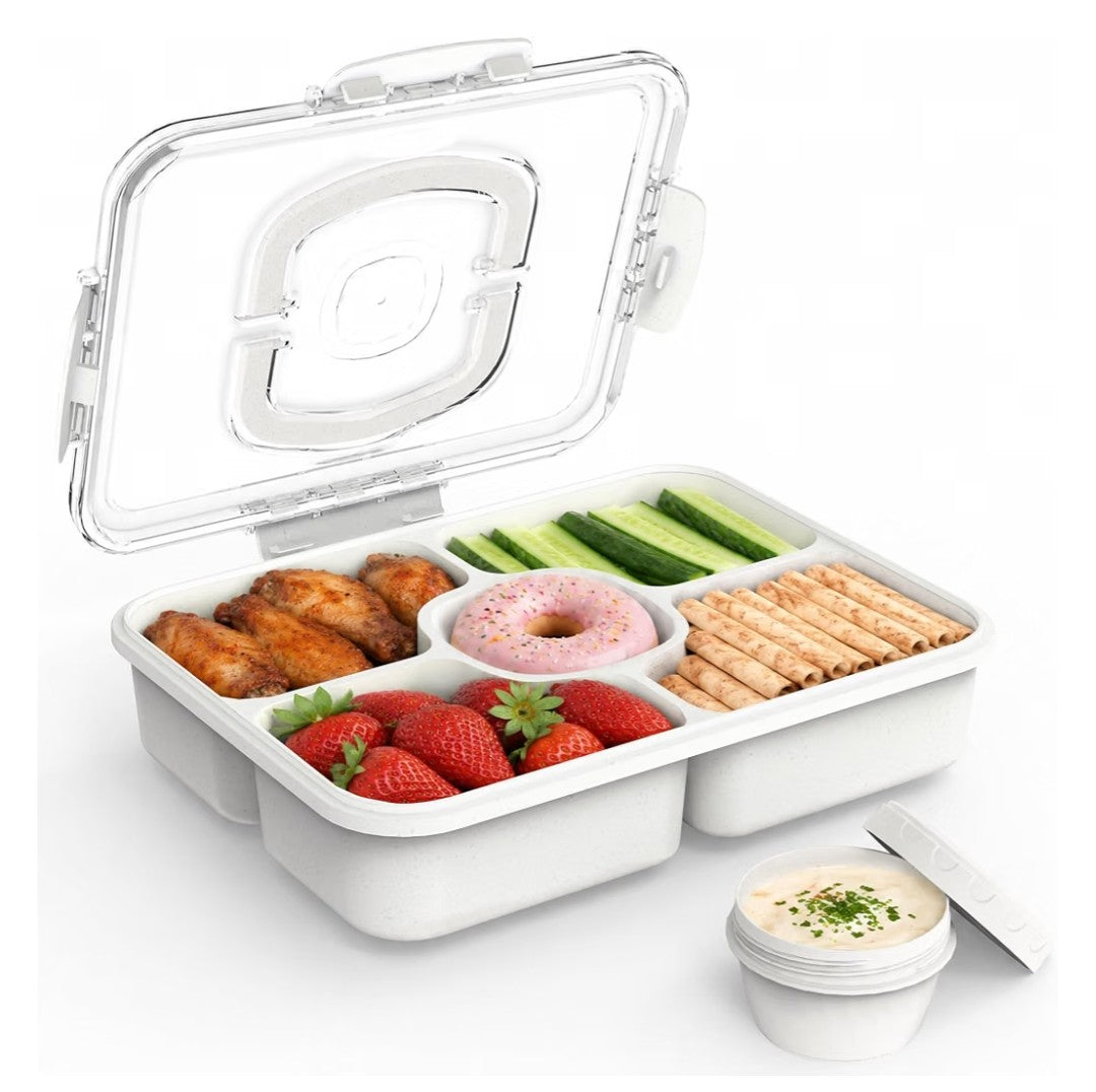 Snackle Box, 5 Compartments
