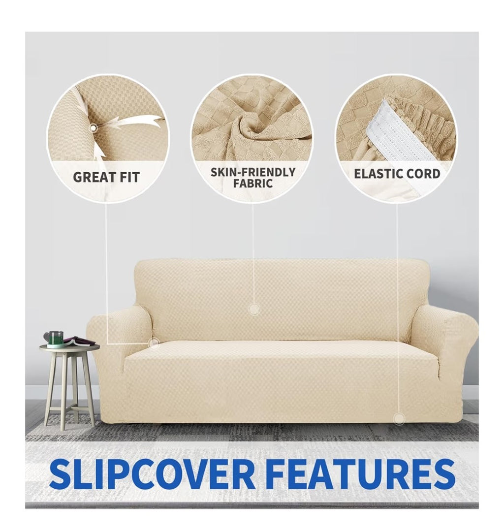 XL Sofa Cover 1pc (Beige)