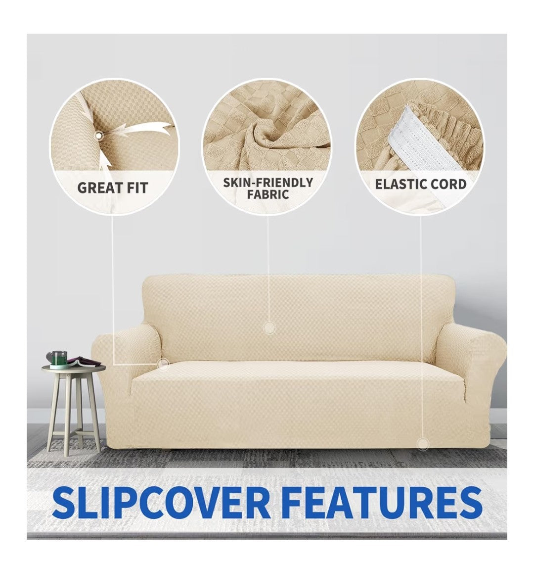 XL Sofa Cover 1pc (Beige)