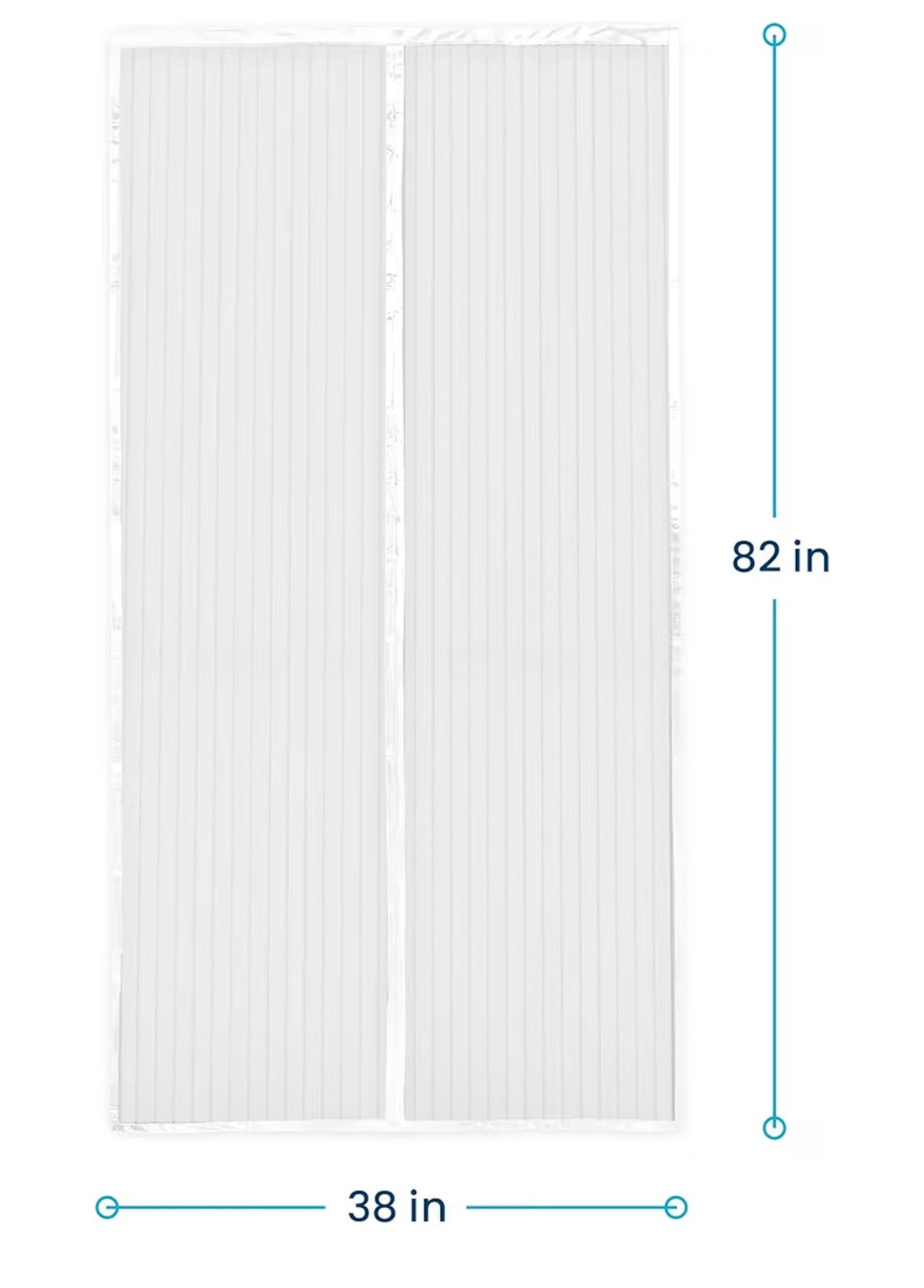 Flux Phenom Magnetic Screen Mesh Door 38x82in (White)