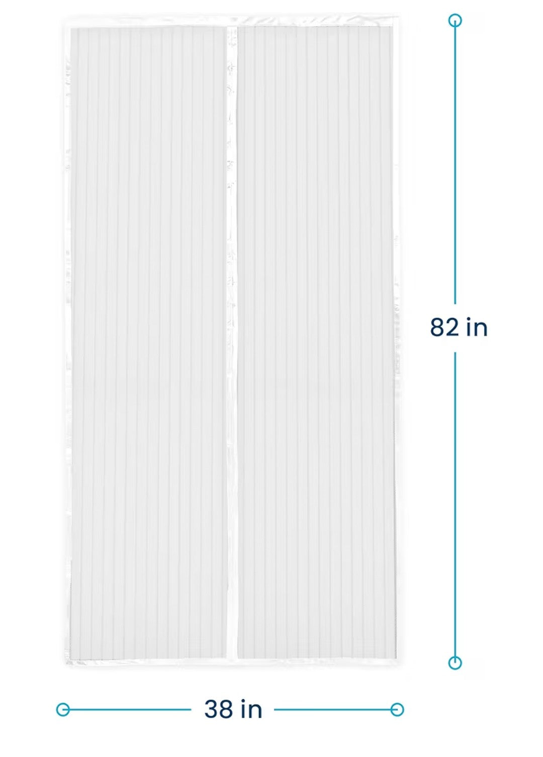 Flux Phenom Magnetic Screen Mesh Door 38x82in (White)