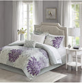 Madison Park Maible Cozy Bed 9pc Floral Comforter set