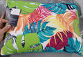 Turquoise Sun Outdoor/Indoor Pillow 14in x 20in