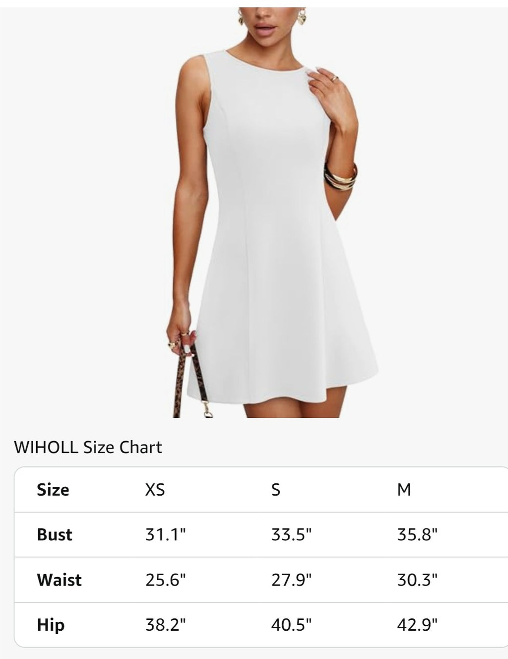 Wiholl A-Line sleeveless Mini Dress