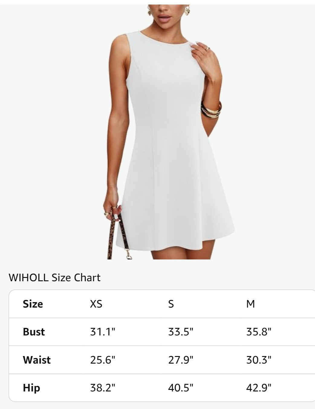 Wiholl A-Line sleeveless Mini Dress