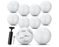 Jexine All White Soccer Ball Plain White Soccer Balls Blank