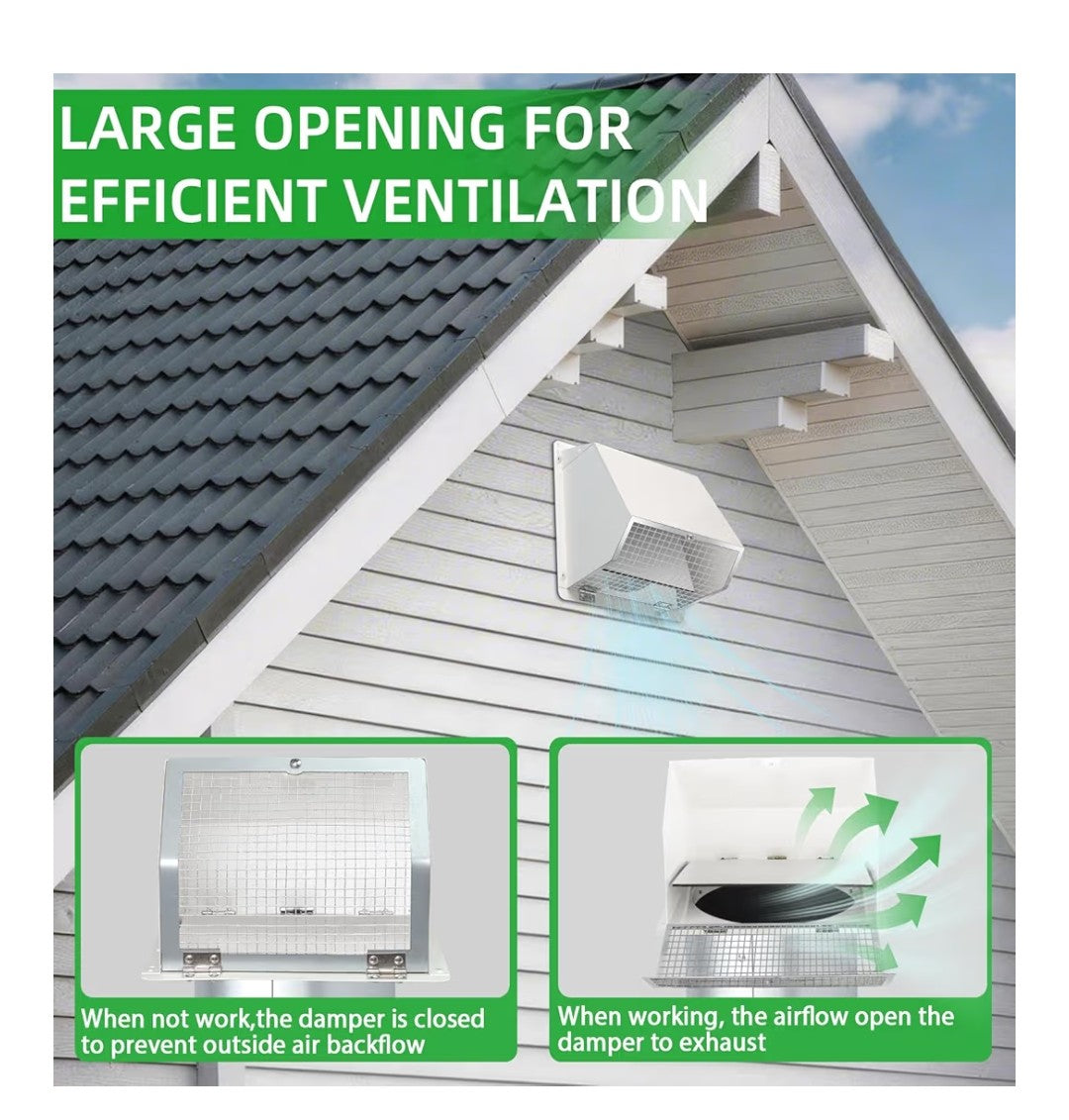 Dryer Vent Cover 3in (White)