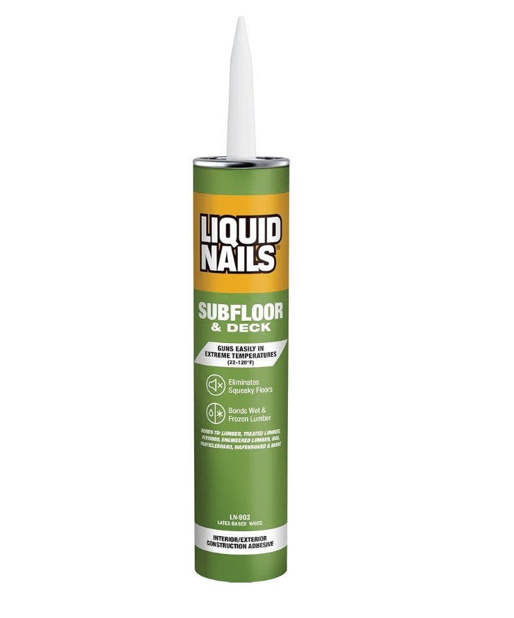 Liquid Nails Subfloor & Deck, 10oz (11 pack)