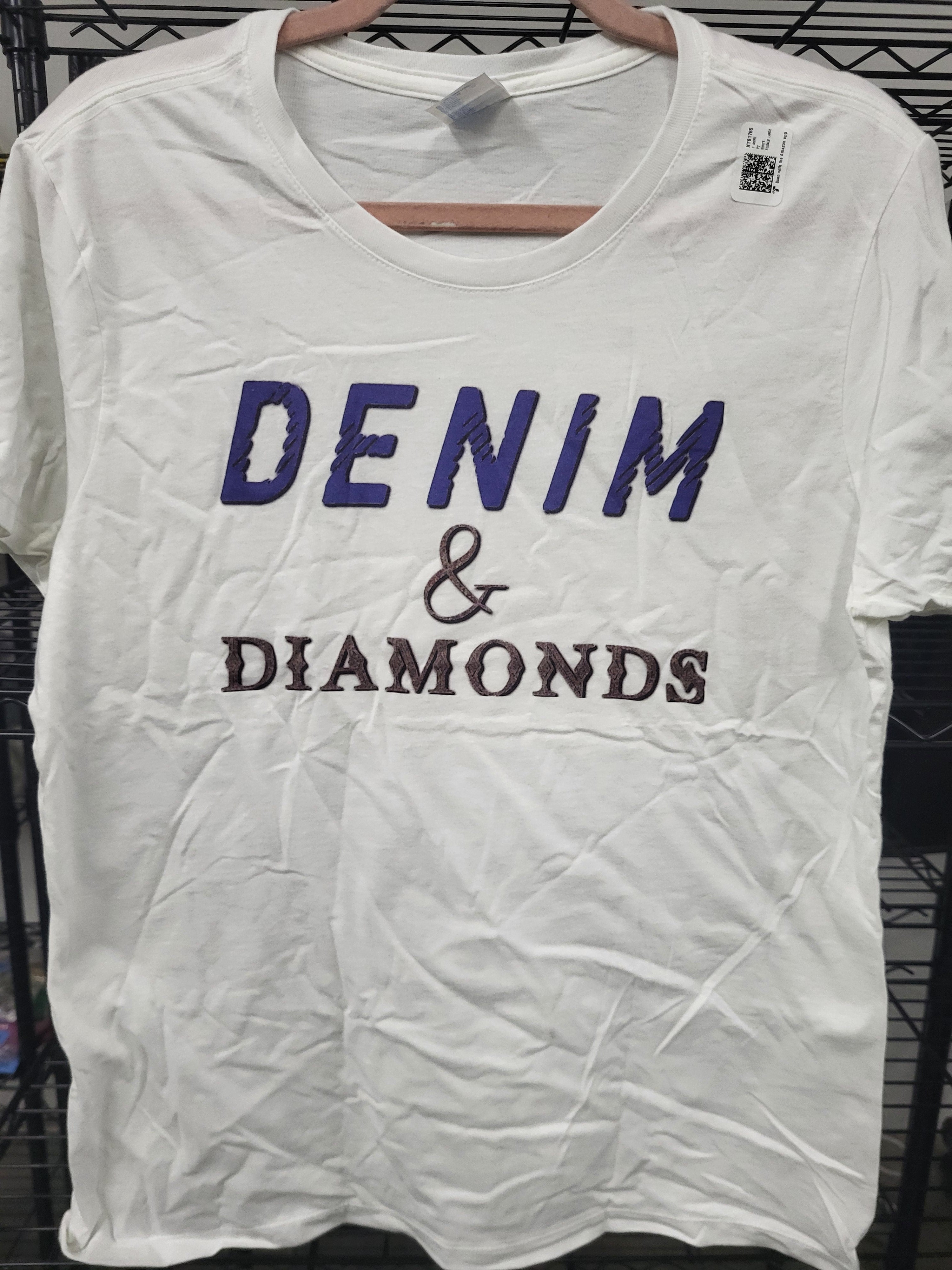 Denim and Diamonds T-Shirt (Large)