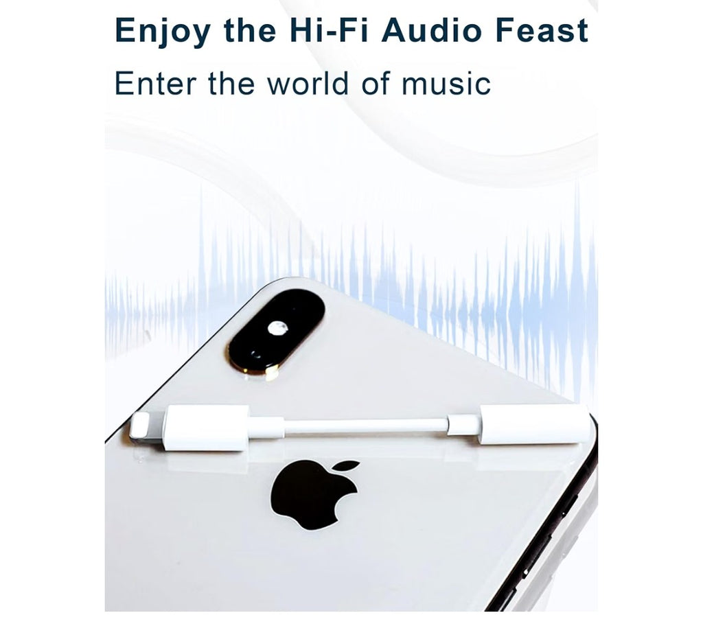 Fonestuff Lightning to Aux Audio Dongle (3 pack)