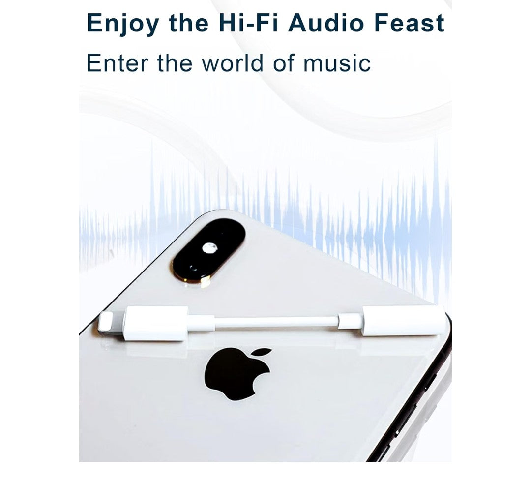 Fonestuff Lightning to Aux Audio Dongle (3 pack)
