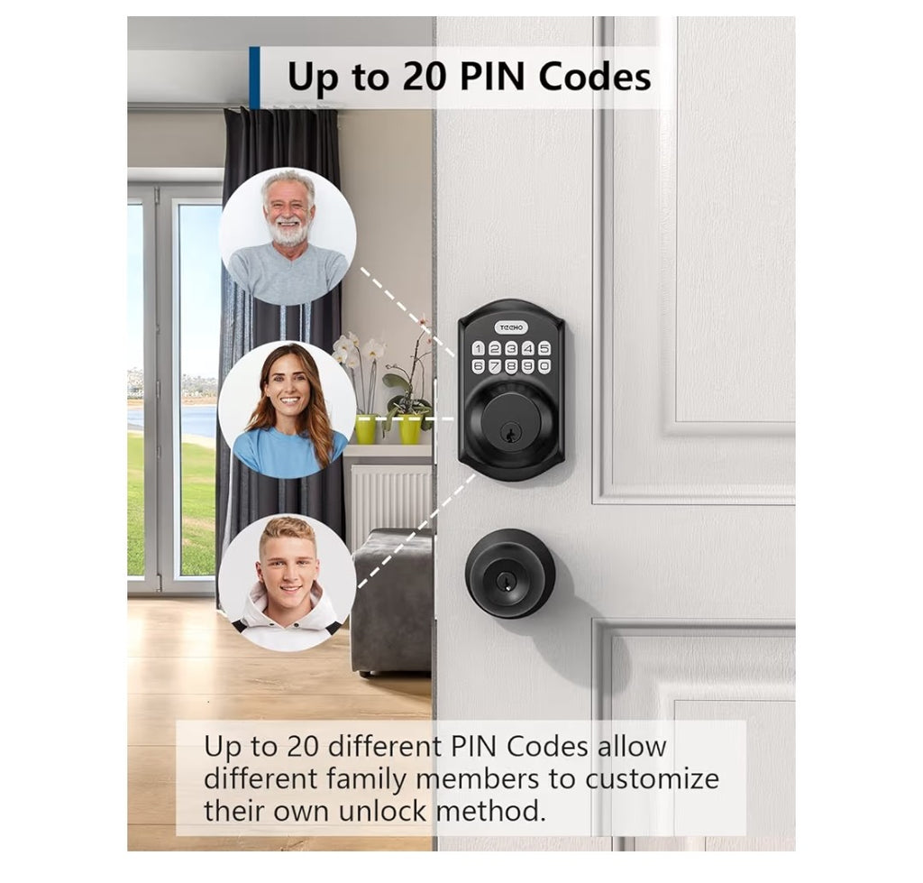 Teeho TE001 Keyless Entry Door Lock