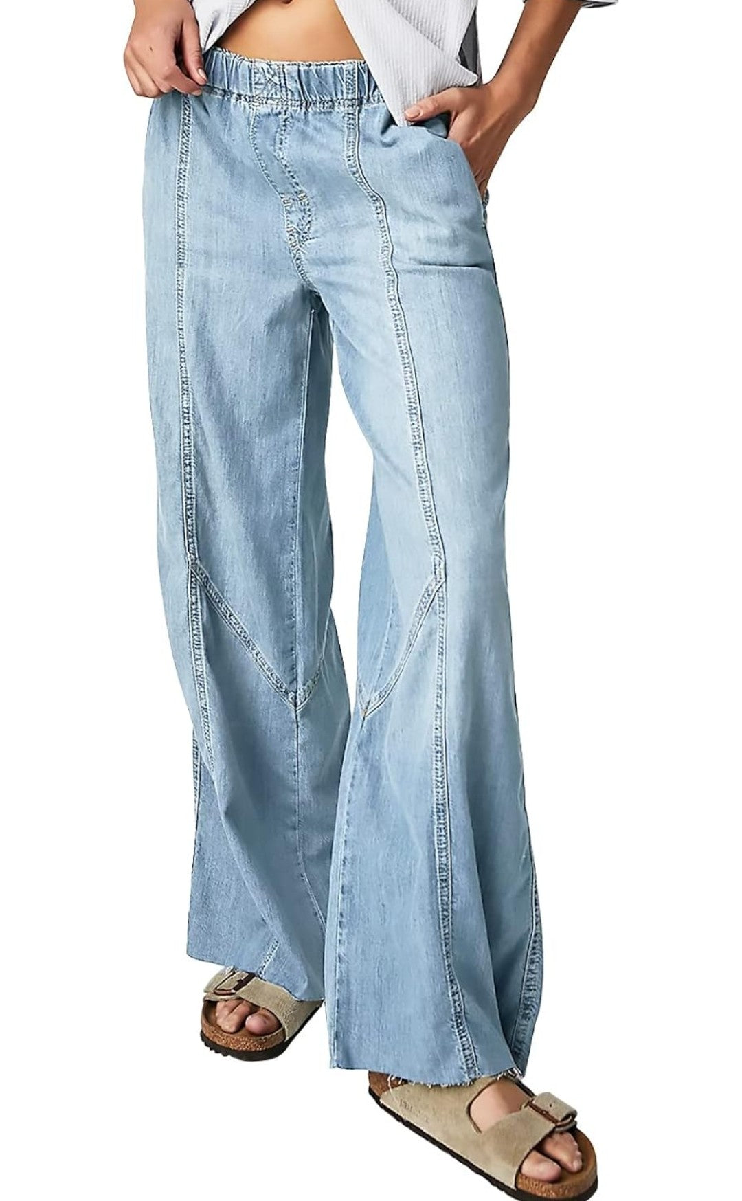 Women's Wide Leg Jeans (8)