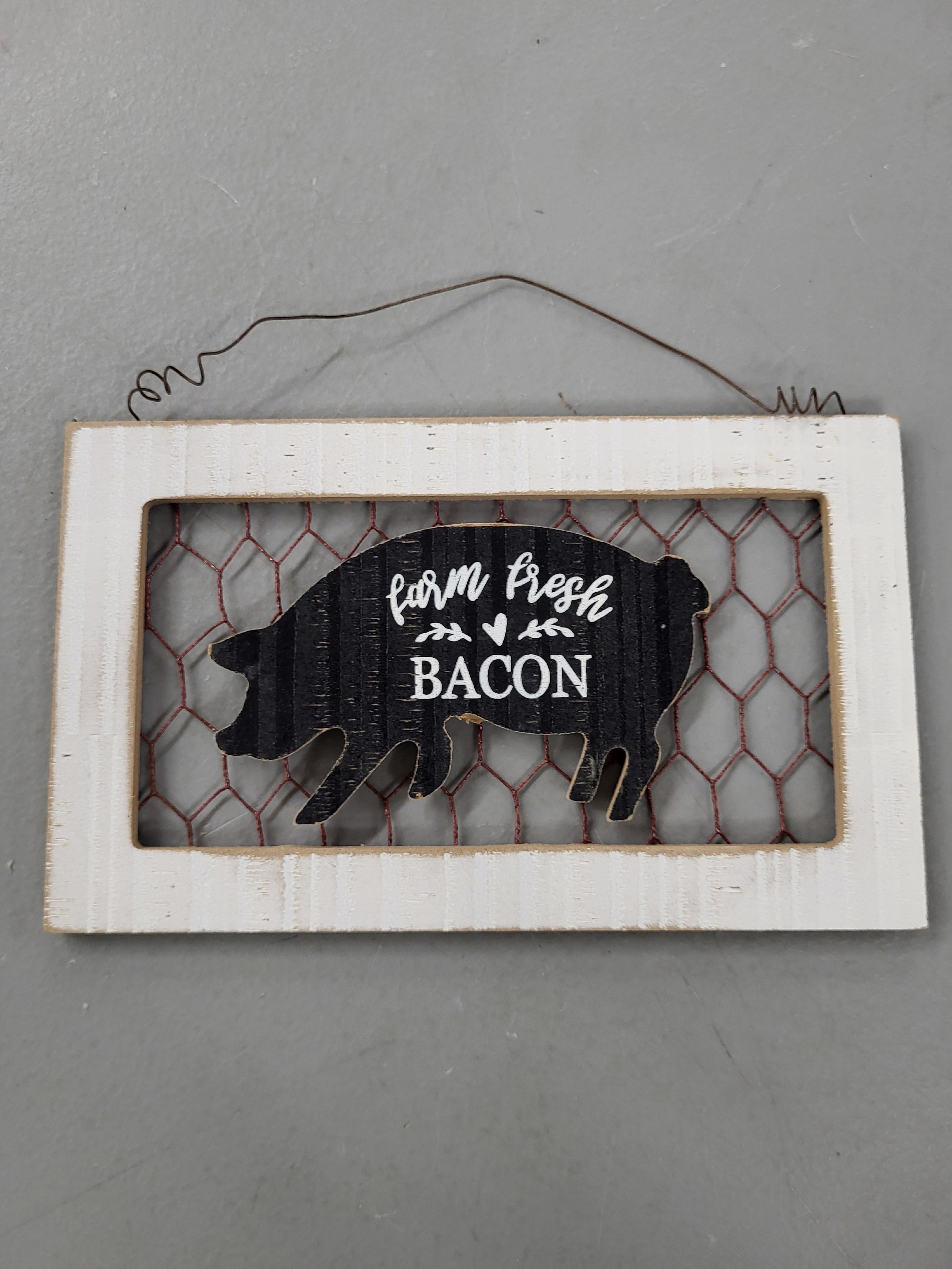 "Farm Fresh Bacon" Sign