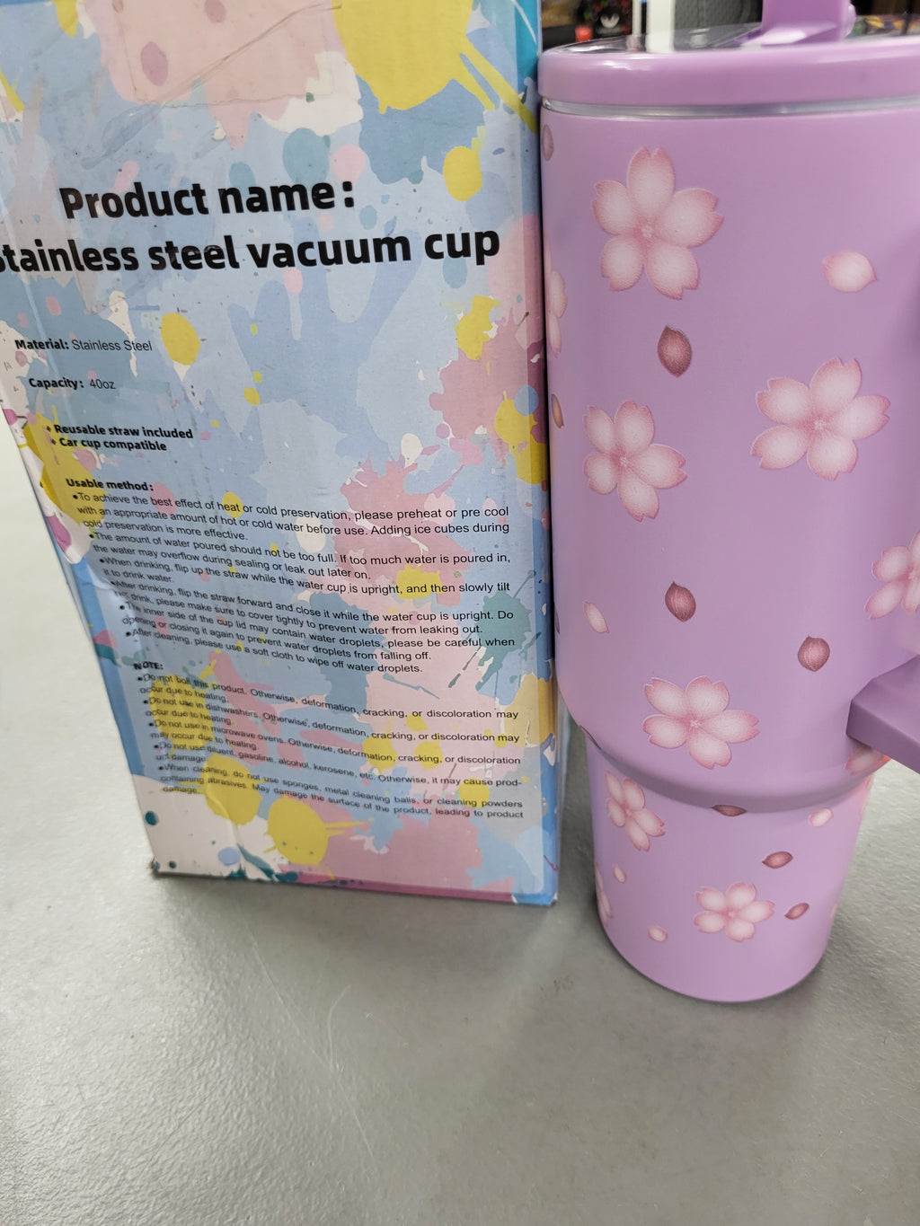 Hjocmle 40oz Tumbler Mug