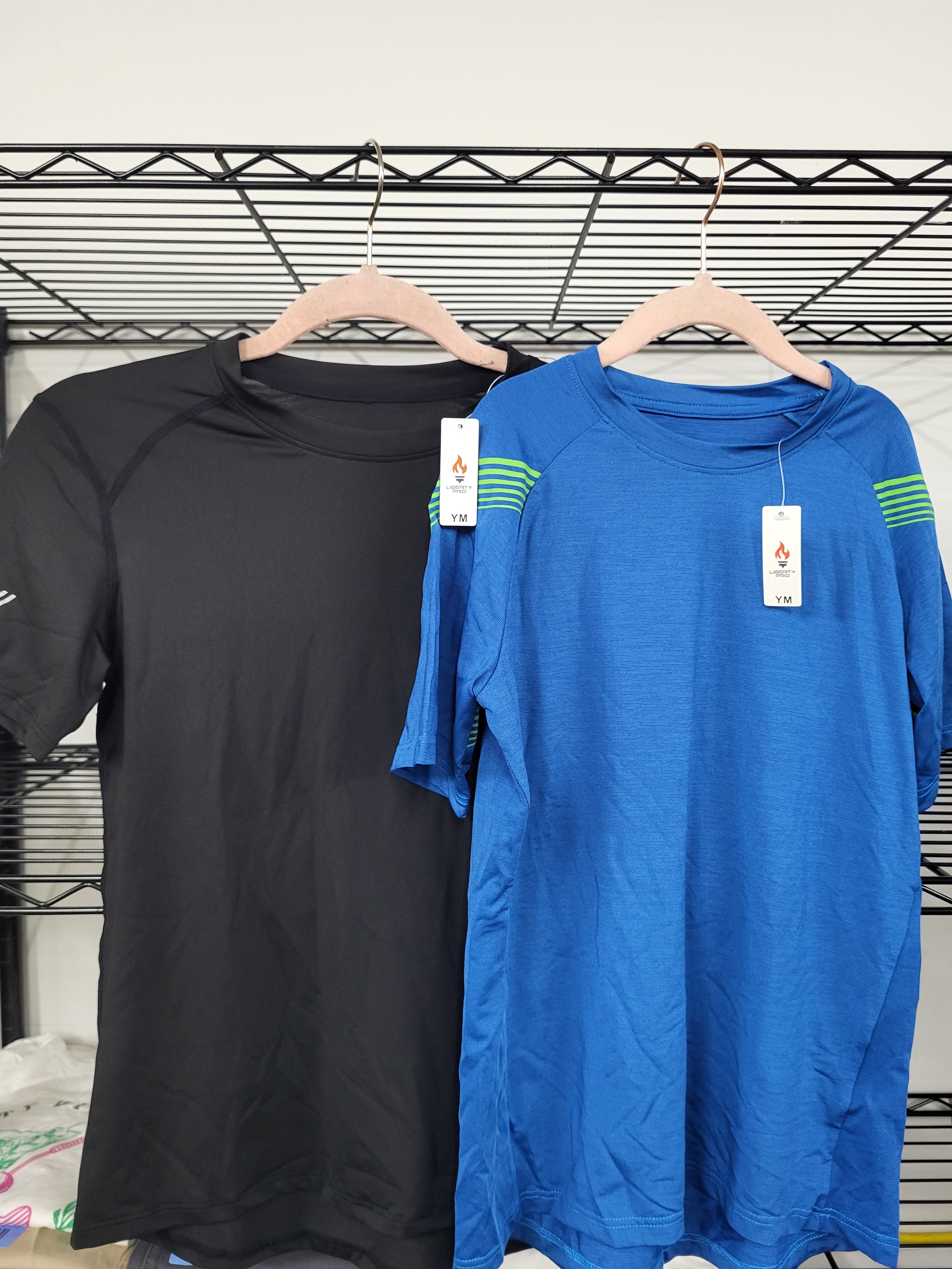 Dri Dit Workout Shirts, 2 pack (Youth Medium)