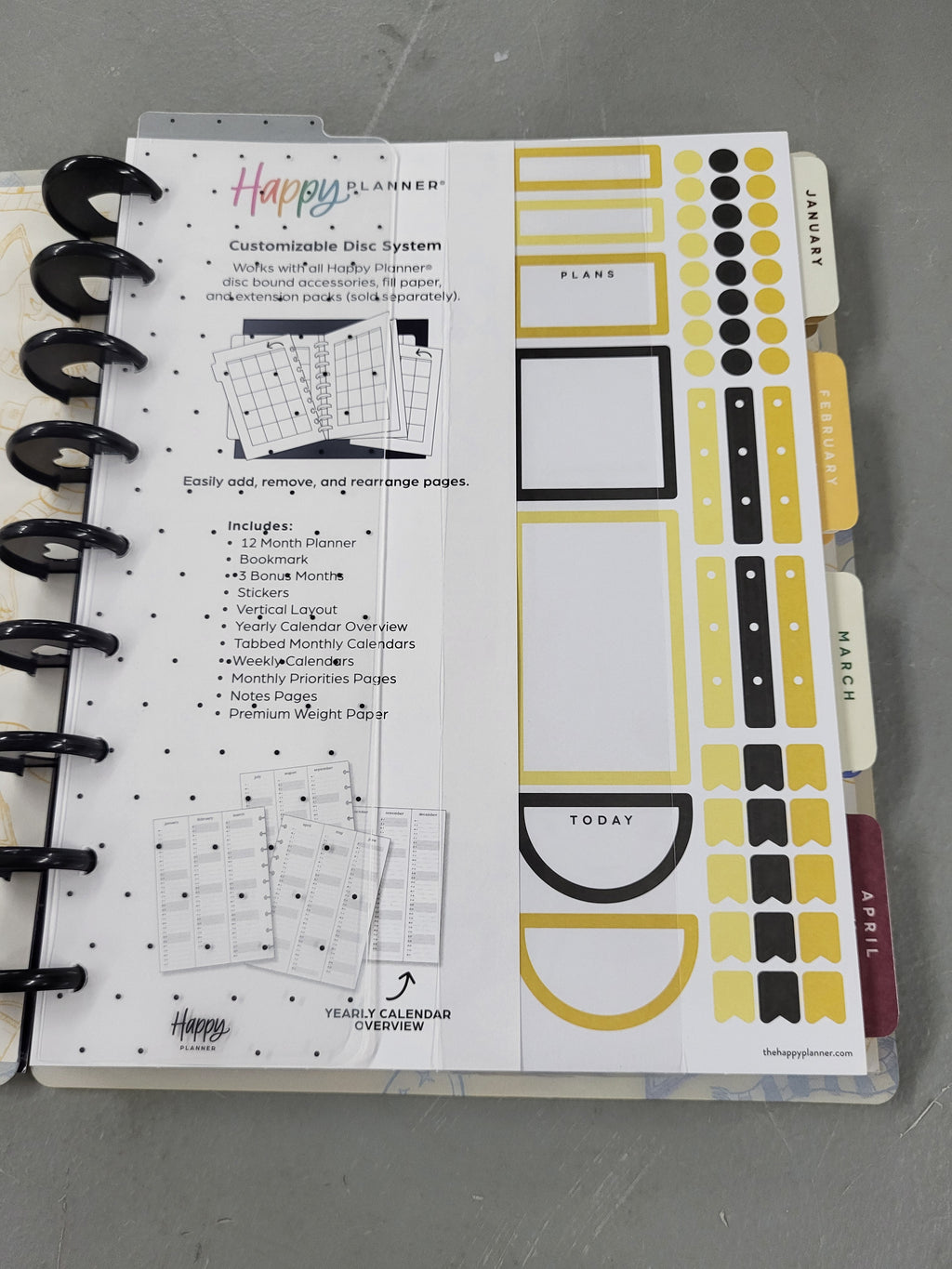 Harry Potter Hufflepuff 2026 12 month Calender