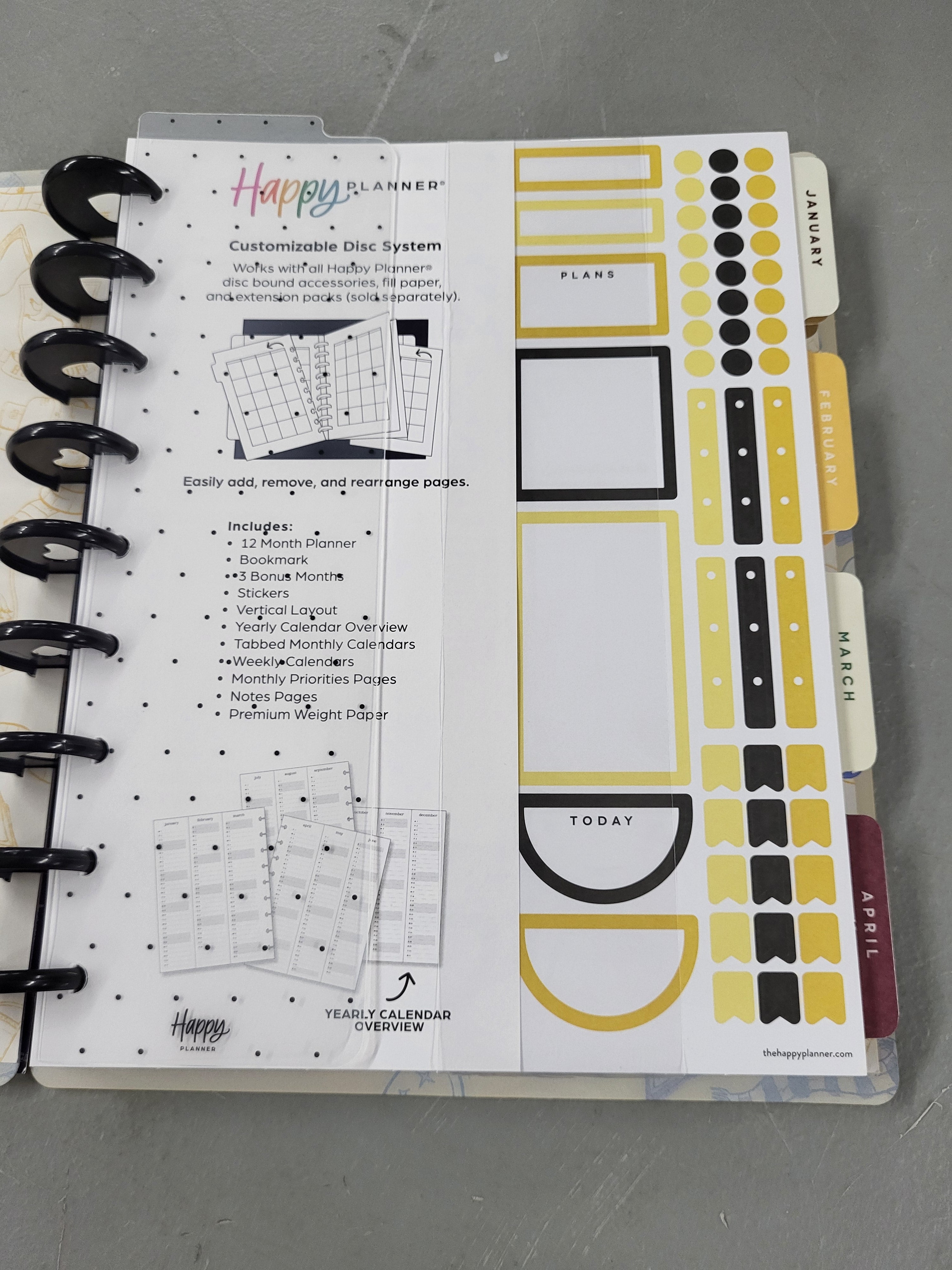 Harry Potter Hufflepuff 2026 12 month Calender