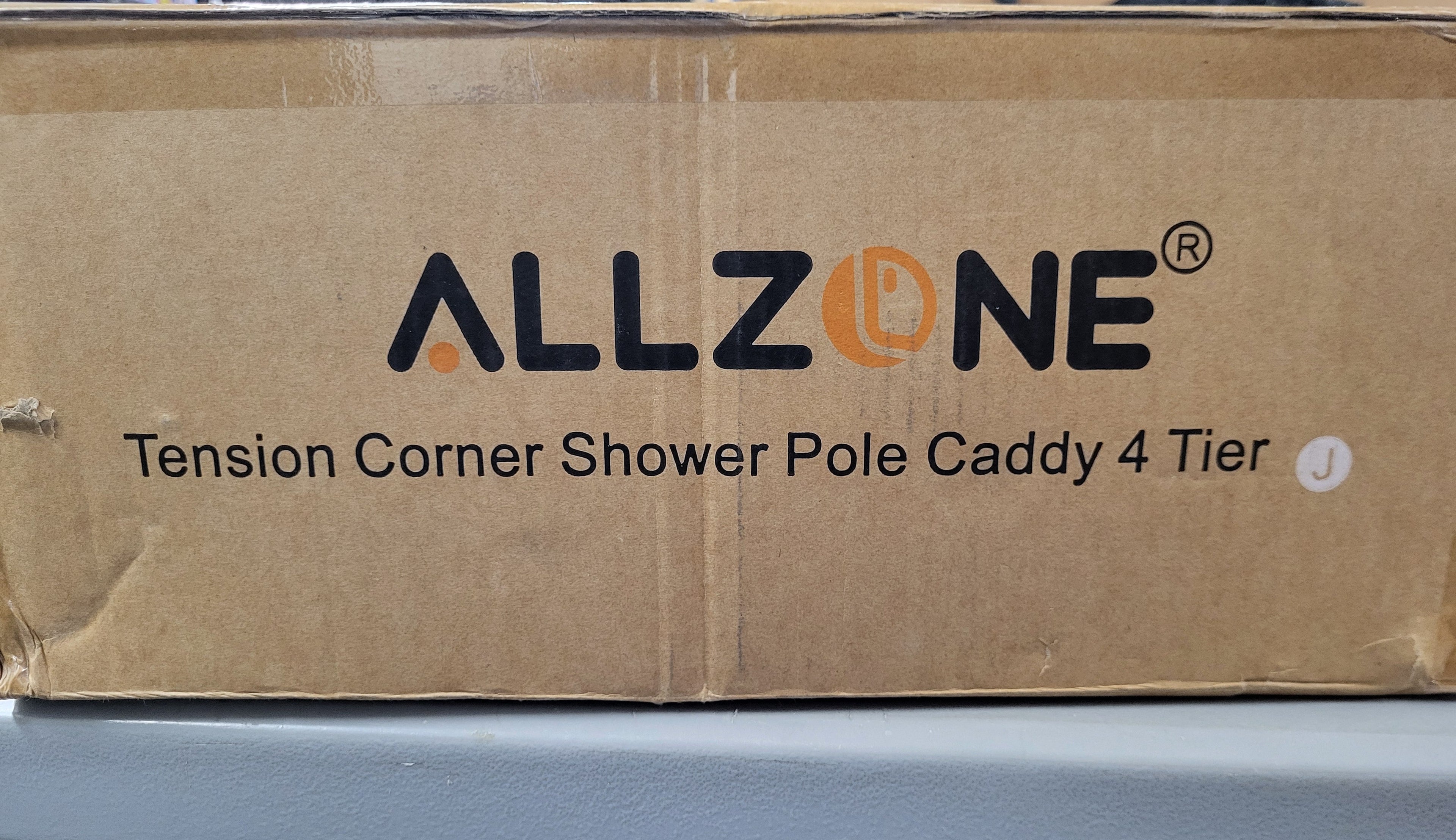 Allzone Tebsion Shower Caddy 4 Tier Silver/White