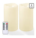 6x4in Flameless Candles 2 pack