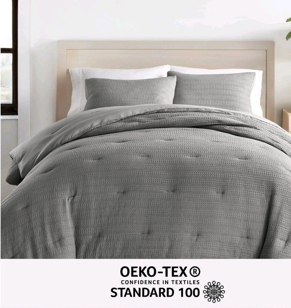 iEnjoy Home Full/Queen Comforter Set (Gray)
