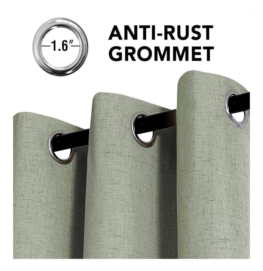 H.Versailtex Blackout Curtains 63in 2 Panels
