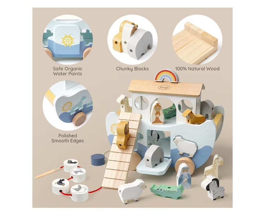 Wooden Noah's Aek Toy