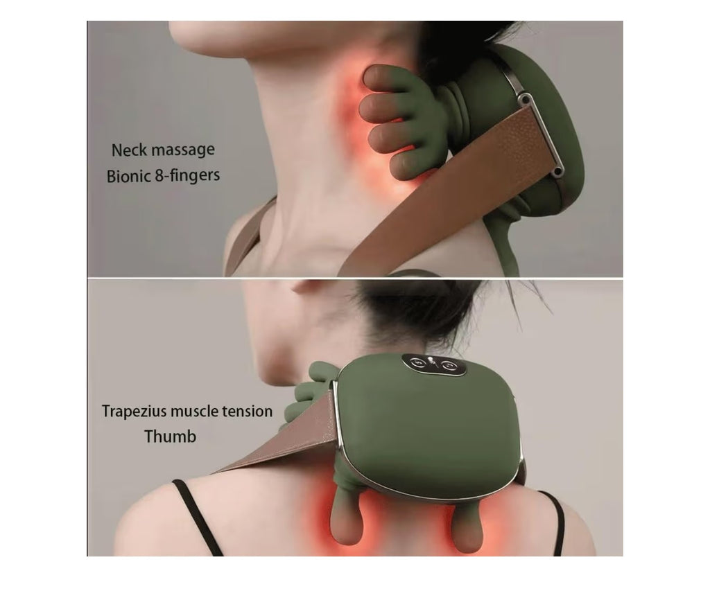 Neck Massager with Heat,shiatsu Neck and Shoulder Massager.