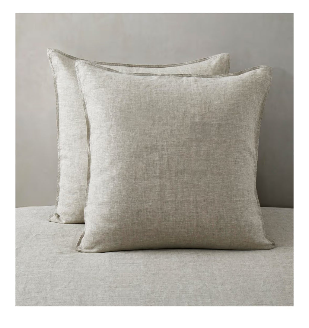ATLINIA 100% Linen Pillowcases Set of 2